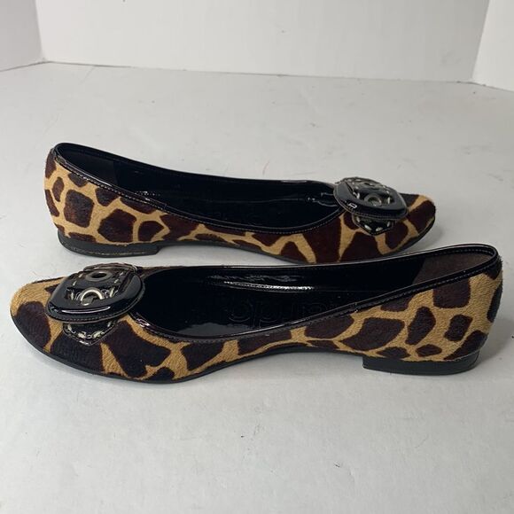 Bernardo cow hair black leather flats - Picture 6 of 8